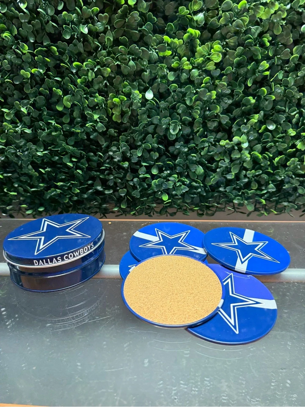 Blue Star Logo Drink Coasters - Set of 6